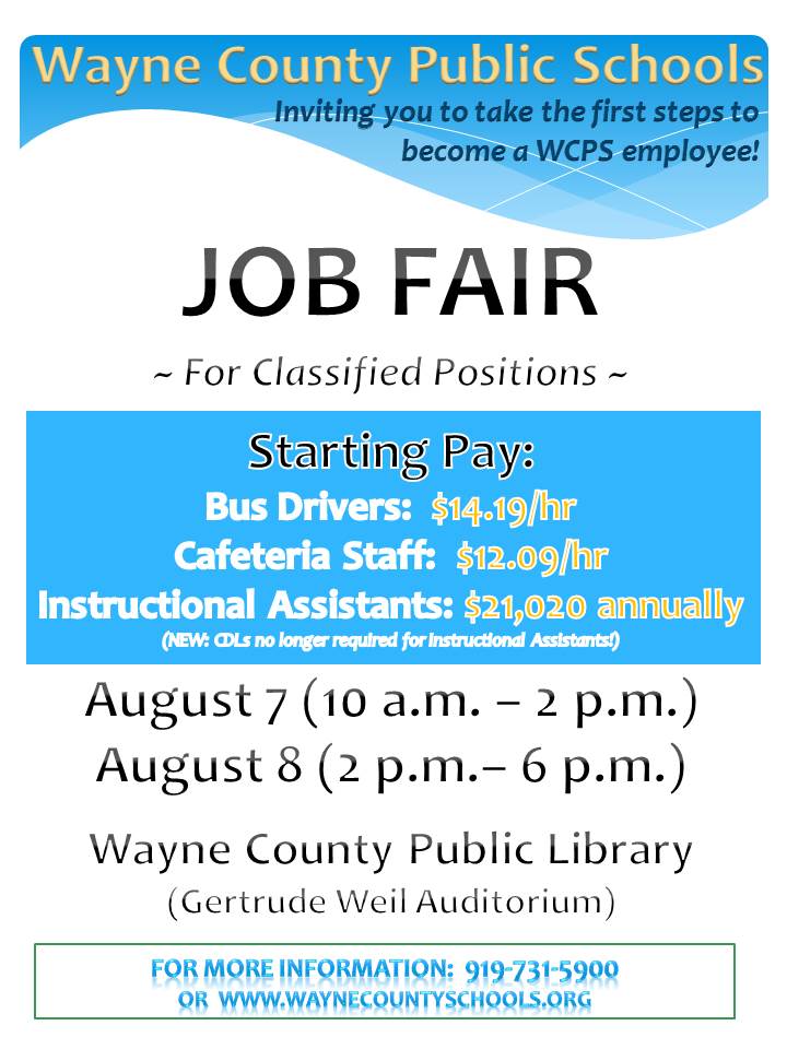 Text for flyer located next to image.