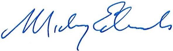 Mickey Edwards signature