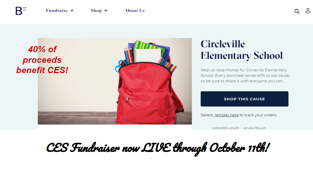 CES Fundraiser now LIVE through October 11th!