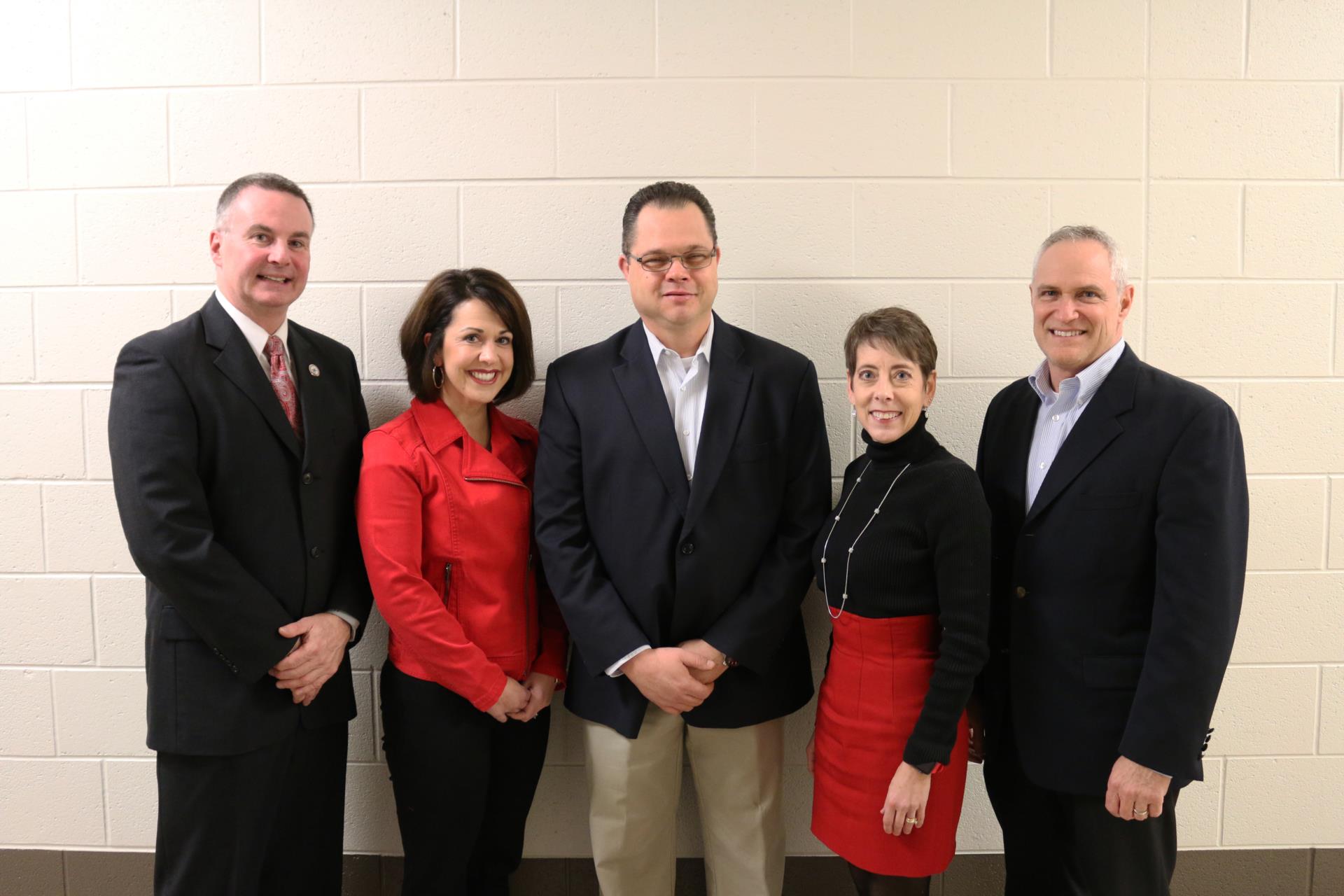 Board of Education poses for a photo.