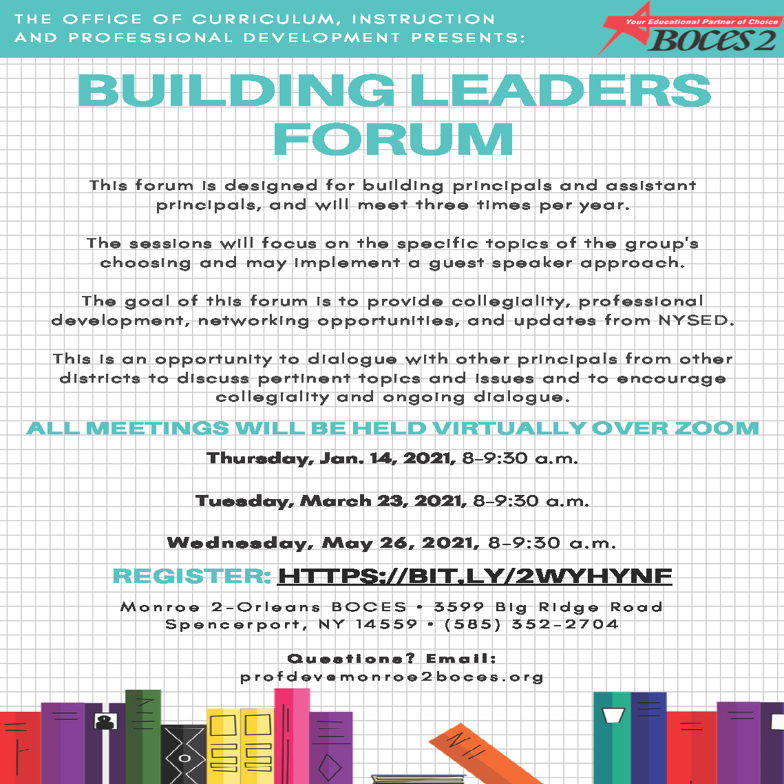 Image of Building Leaders Forum poster