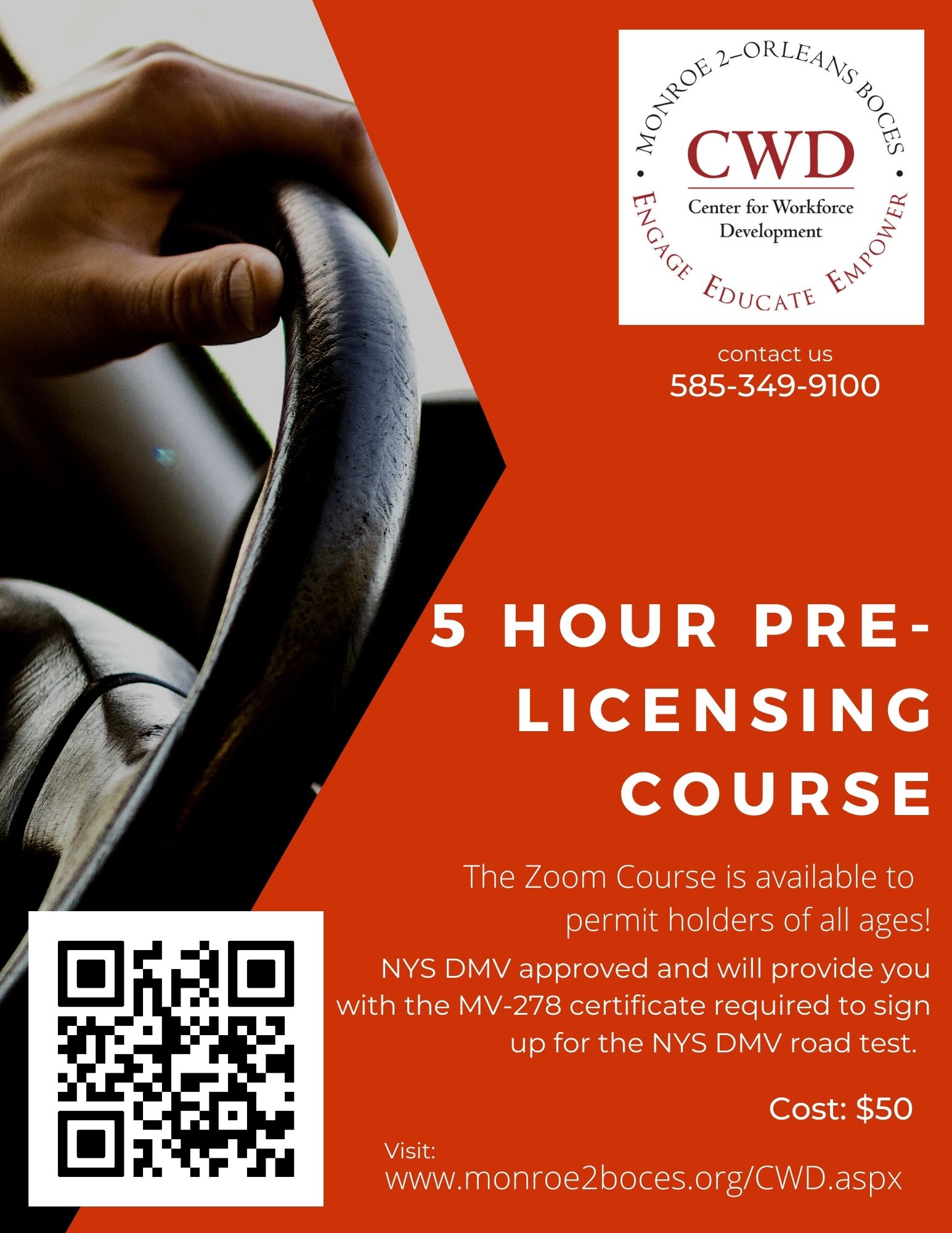 CWD Pre-Licensing Course flyer image