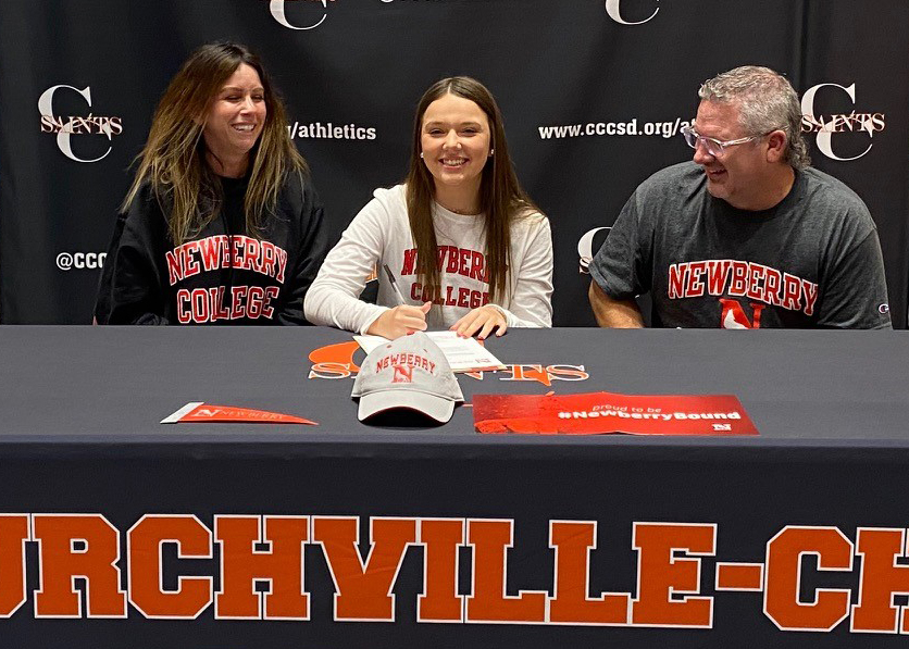Churchville-Chili senior Fiona Clancy is headed to South Carolina to play with the Newberry College Wolves lacrosse team. 