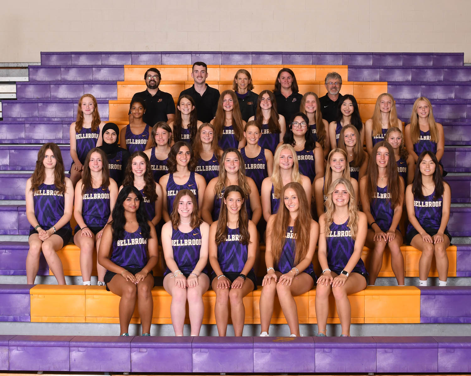 The Bellbrook girls cross country team 2024