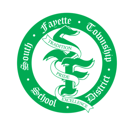 Green circle logo with transparent ribbon and green outer ring