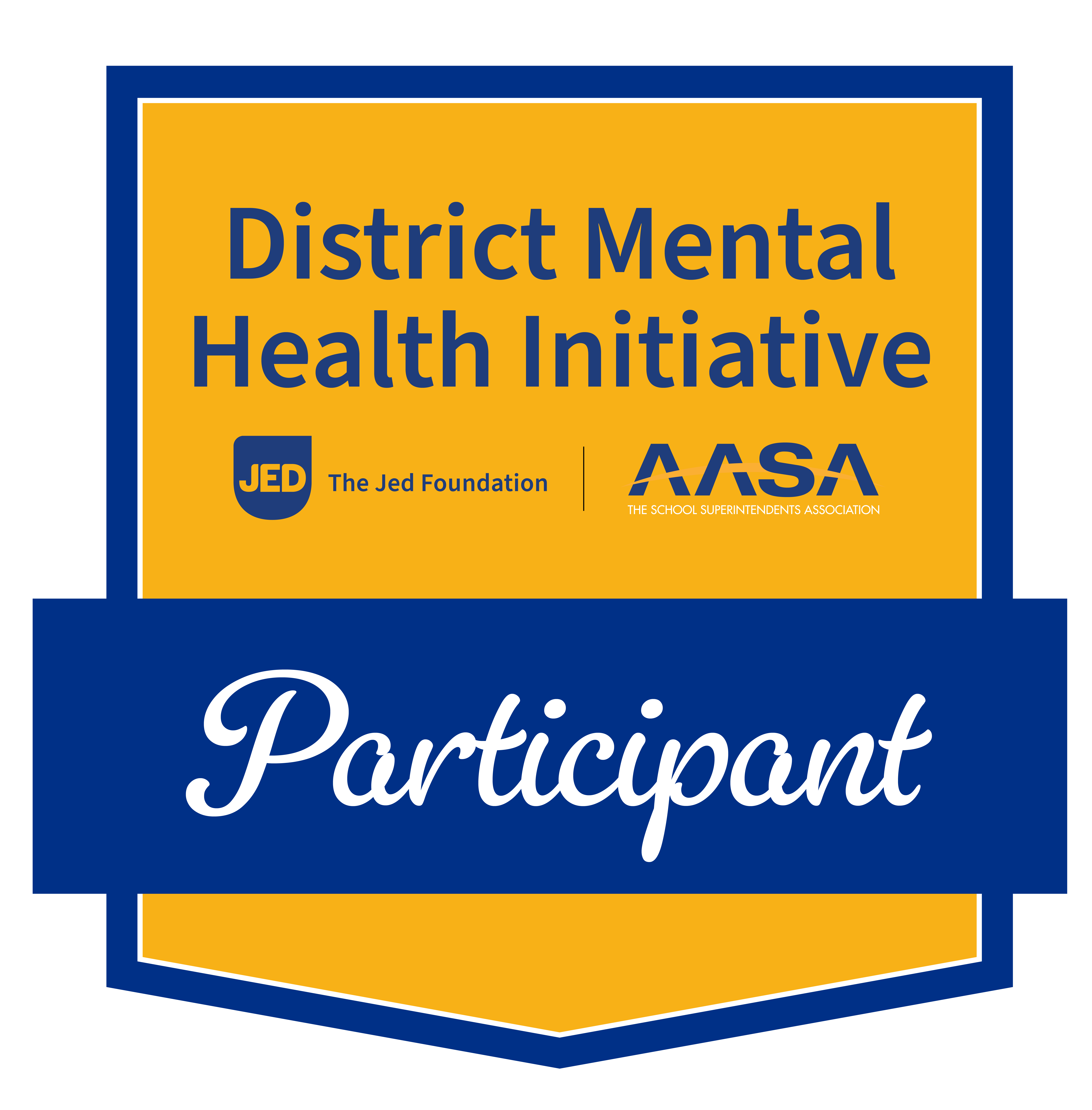 District Mental Health Initiative Participant badge
