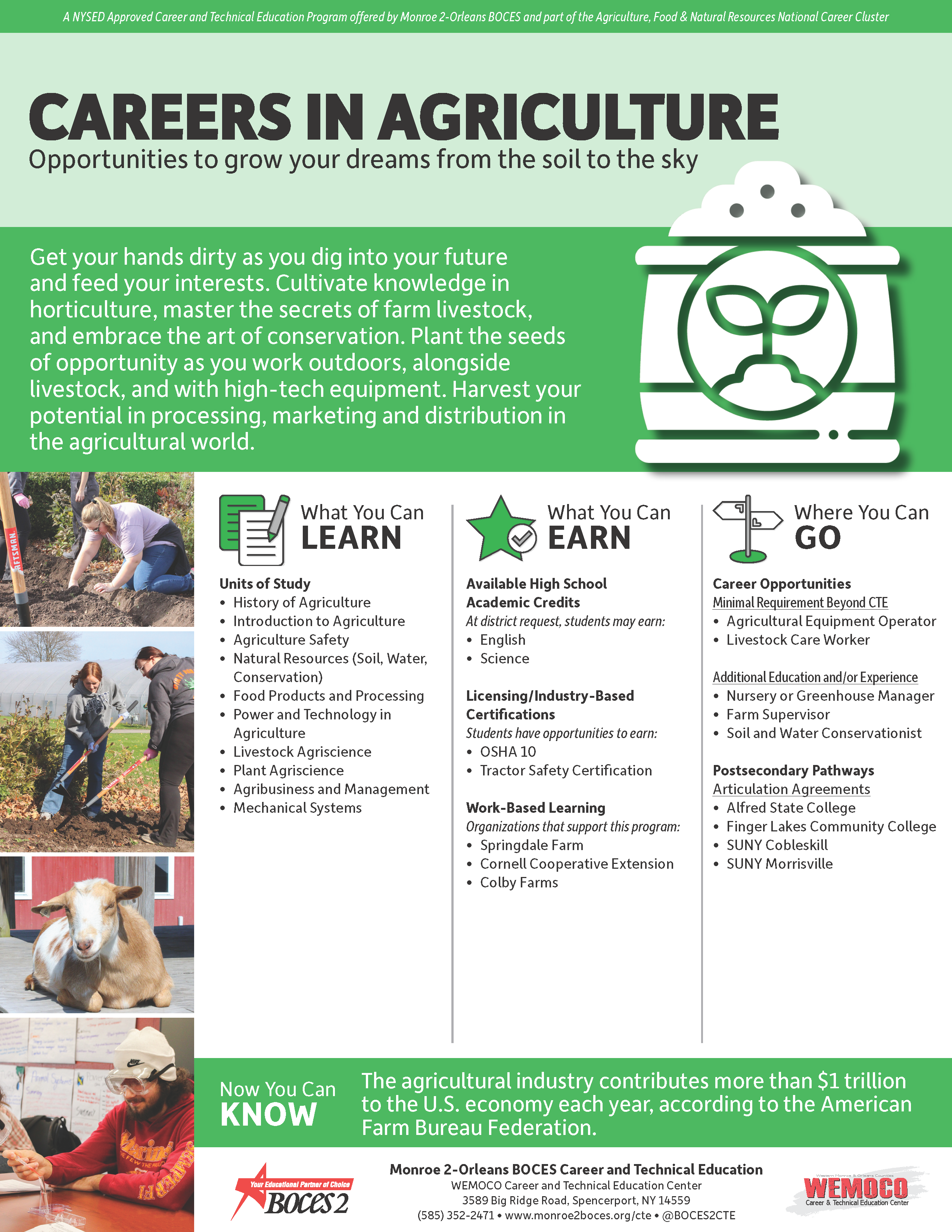 Careers in Agriculture Overview