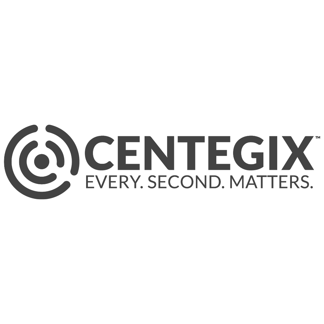 centegix logo. Every second matters.