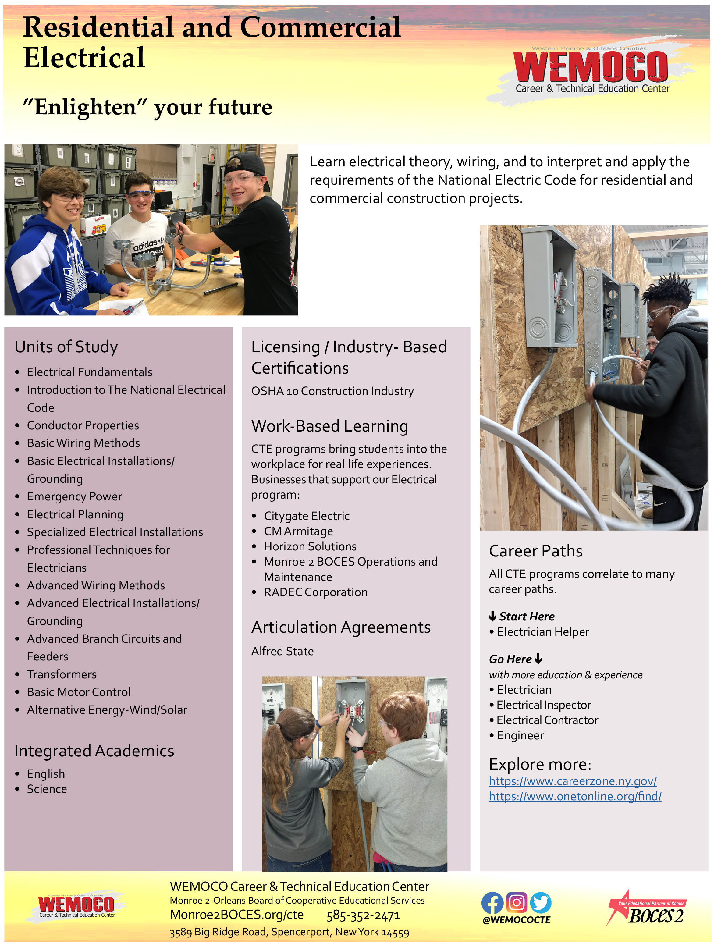 Res and Commercial Electrical Program Information