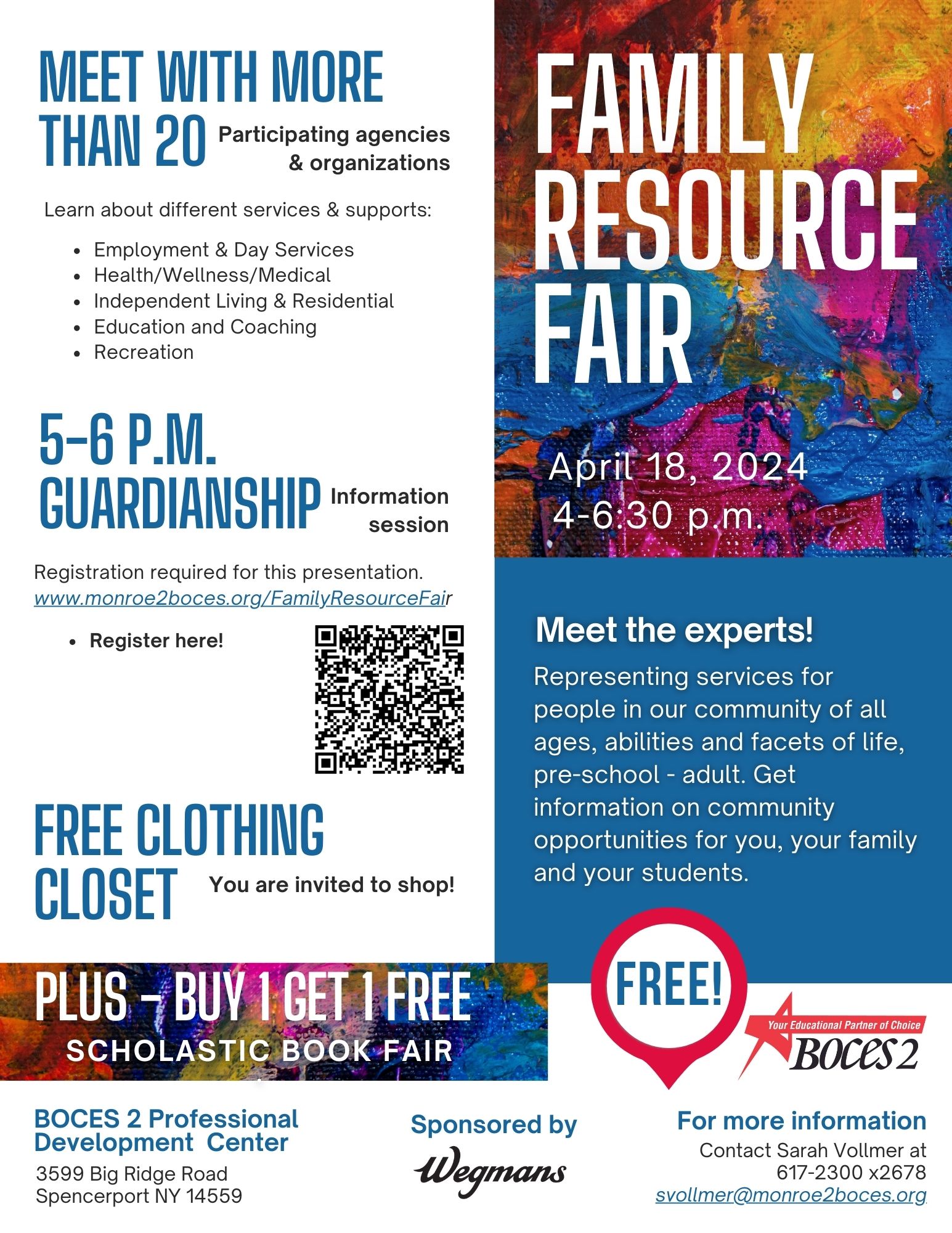 Family Resource Fair poster