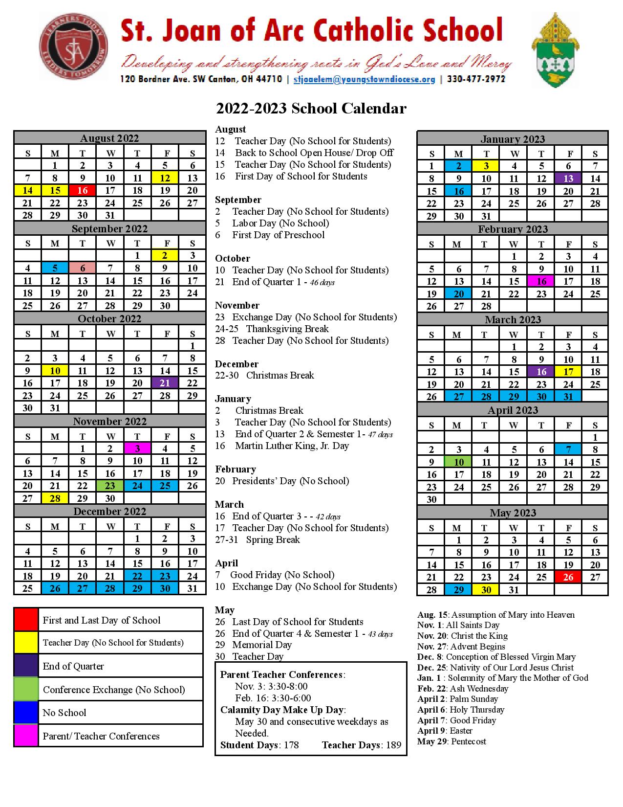 Academic Calendar 202223