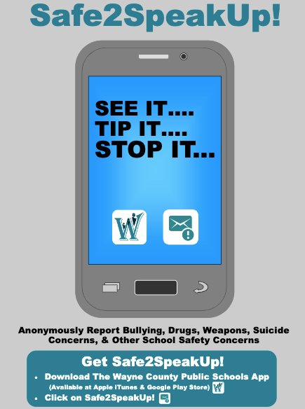 image of safe2speakup app feature