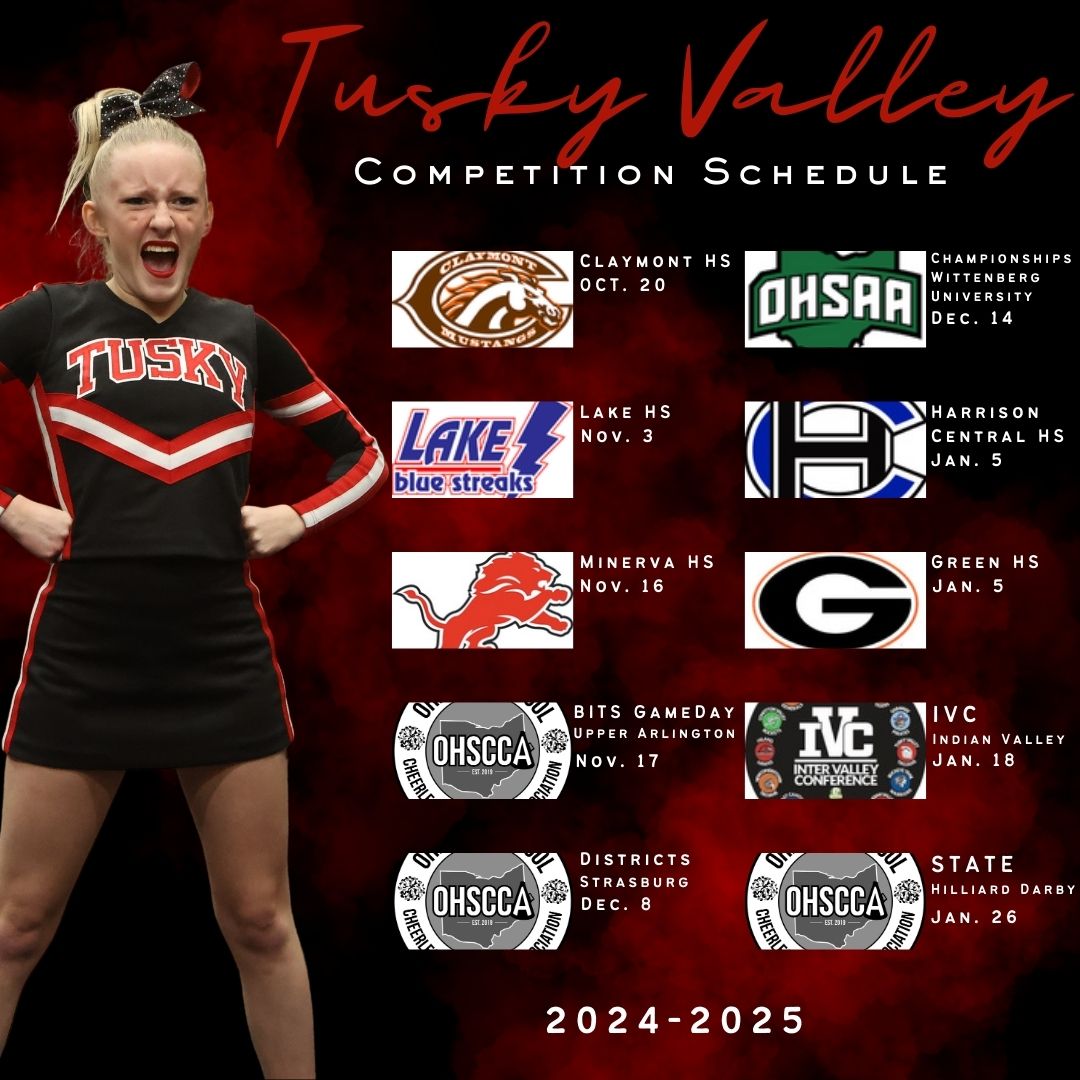 Competition Cheer Schedule