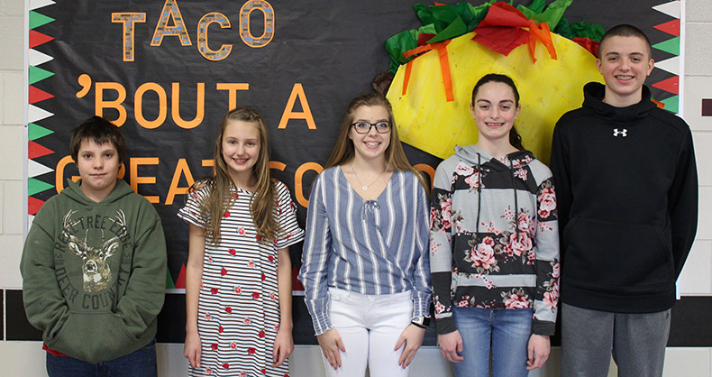 TVMS March Students of the Month