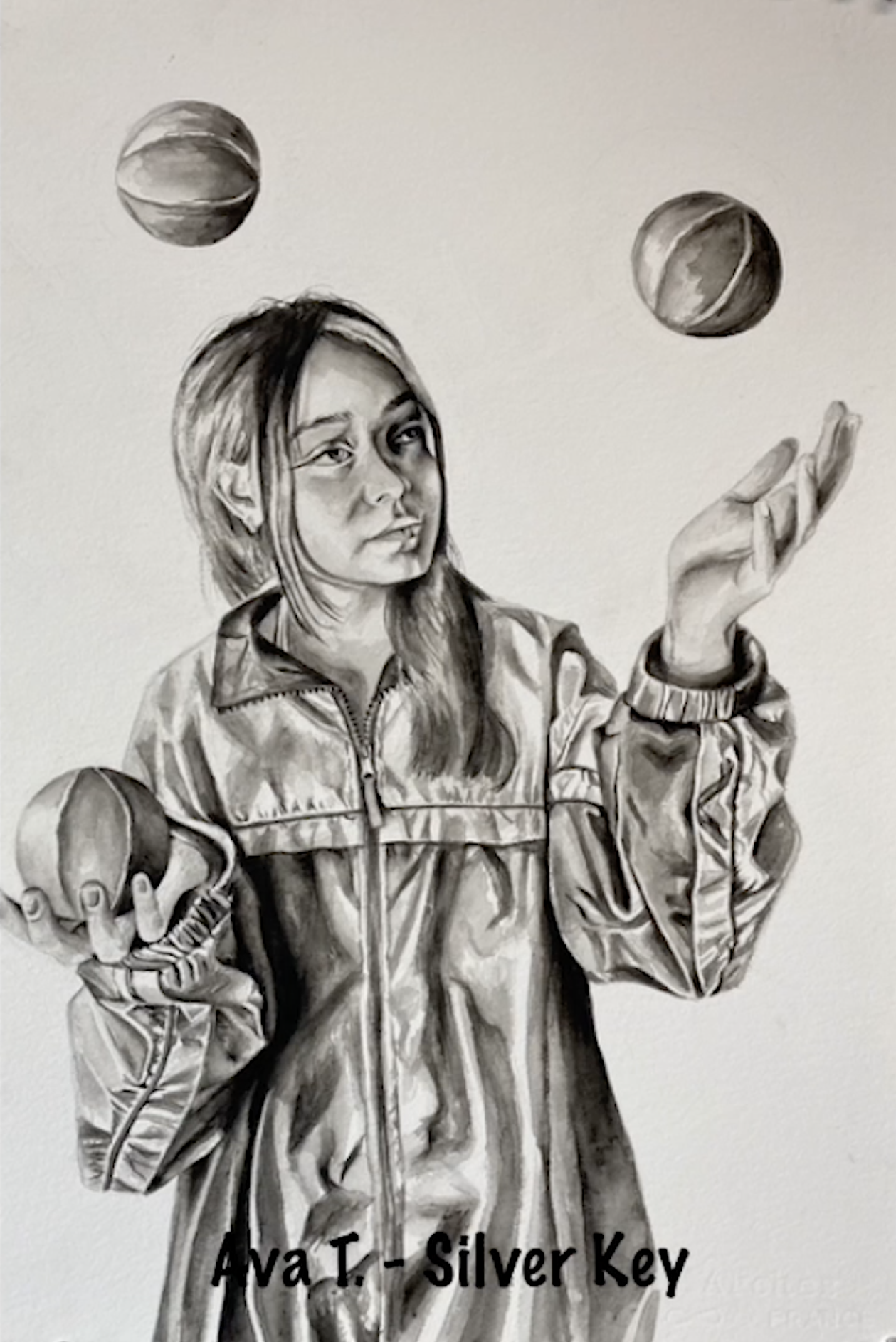 A student drawing