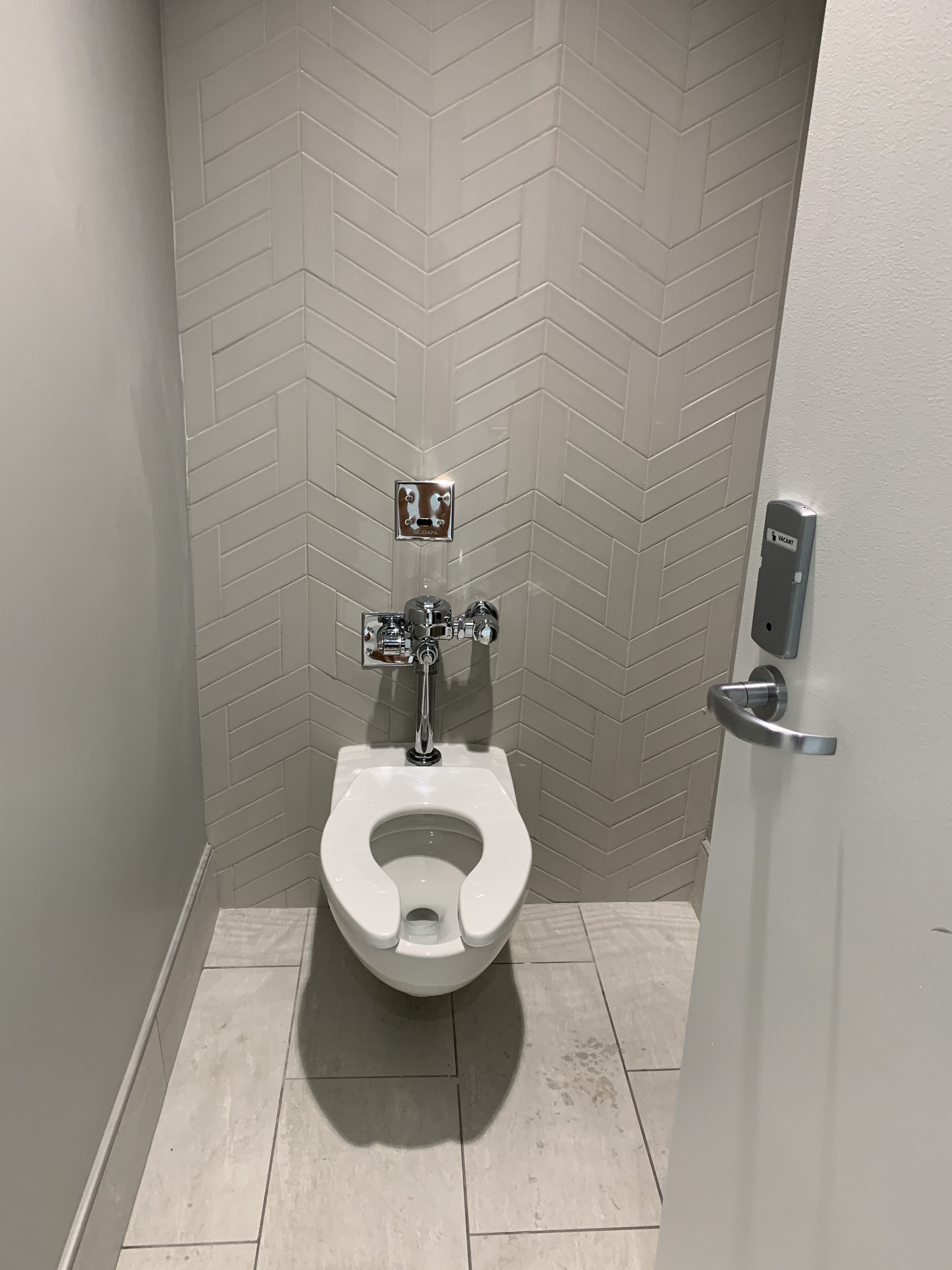 A private toilet room at Greensview