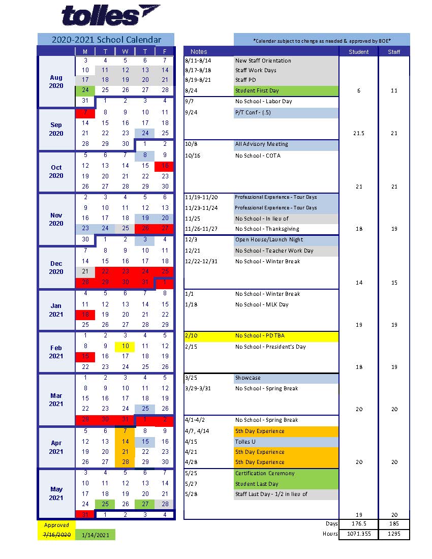District Calendar
